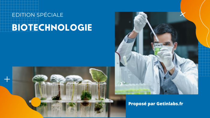 Biotechnologies GetInLabs Recherche publique éditions spéciales